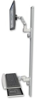 ICW UL500-T50D-KUB Ultra 500 LCD mount 50" wall track, tray, Quartz Gray