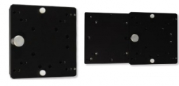 ICW VQC VQC VESA Quick Connect Plate (100x100 and 75x75), Black