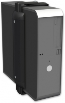 ICW CPU2-8 Frame Style Computer Mount 2.8" to 5", Writable Black