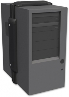 ICW CPU7 Frame Style Computer Mount 7" to 11", Writable Black