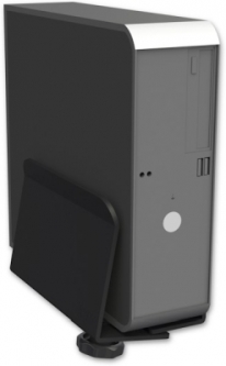 ICW CPUSF Small EZMount CPU wall mount, 2"-4.6", Writable Black