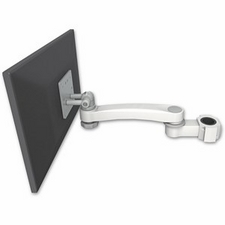 ICW EV65-P15-A1-MW EgroVision 65 LCD, 1.5" diameter pole with an 11" arm extension, Medical White