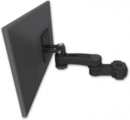 ICW EV65-P15-AS1-WB EgroVision 65 LCD, 1.5" diameter pole with an 6" arm, Writable Black