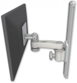 ICW EV65-T19-AS1-QG LCD mount, 19" Track slider, a 6" arm, Gray