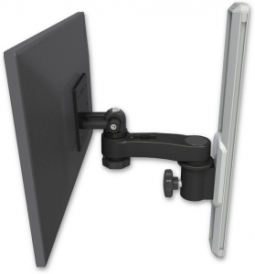 ICW EV65-T19-AS1-WB LCD mount, 19" Track slider, a 6" arm, Black