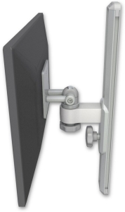 ICW EV65-T19-MW LCD mount, 19" Track slider, White