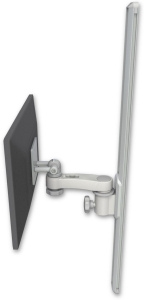 ICW EV65-T36-AS1-QG LCD mount, 36" Track slider, a 6" arm, Gray