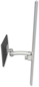 ICW EV65-T50-A1-QG LCD mount, 50" Track slider, an 11" arm, Gray