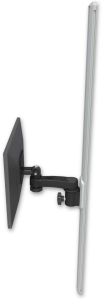 ICW EV65-T50-AS1-WB LCD mount, 50" Track slider, a 6" arm, Black