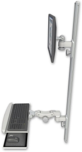 ICW EV65-T50D-KPB-QG LCD mount, 50" Track, two arms, KB,, Gray