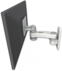 ICW EV65-W2-AS1-MW ErgoVision 65 LCD Wall Mount with an 6" arm, Medical White