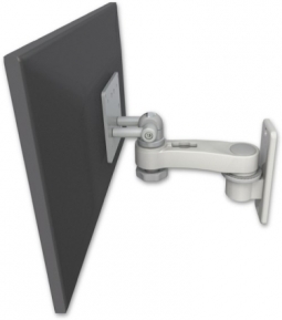 ICW EV65-W2-AS1-QG ErgoVision 65 LCD Wall Mount with an 6" arm, Quartz Gray