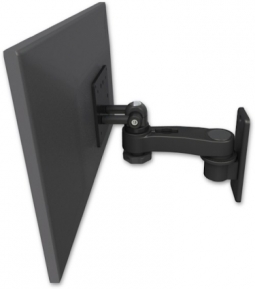 ICW EV65-W2-AS1-WB ErgoVision 65 LCD Wall Mount with an 6" arm, Writable Black