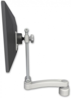 ICW EV710-DV1-A1-QG ErgoVision 710 LCD Desk Mount with a 1" Riser and an 11" arm, Quartz Gray