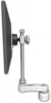 ICW EV710-DV1-AS1-MW ErgoVision 710 LCD Desk Mount with a 1" Riser and an 6" arm, Medical White