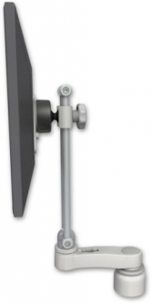 ICW EV710-DV1-AS1-QG ErgoVision 710 LCD Desk Mount with a 1" Riser and an 6" arm, Quartz Gray