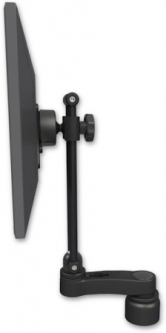 ICW EV710-DV1-AS1-WB ErgoVision 710 LCD Desk Mount with a 1" Riser and an 6" arm, Writable Black