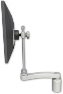 ICW EV710-DV3-A1-QG Ergovision 710 LCD Desk Mount with a 3" Riser, Ultra 3 Arm, Quartz Gray