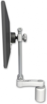 ICW EV710-DV3-AS1-MW ErgoVision 710 LCD Desk Mount with a 3" Riser and an 6" arm, Medical White