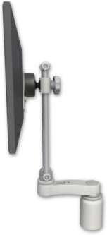 ICW EV710-DV3-AS1-QG ErgoVision 710 LCD Desk Mount with a 3" Riser and an 6" arm, Quartz Gray