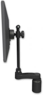 ICW EV710-DV3-AS1-WB ErgoVision 710 LCD Desk Mount with a 3" Riser and an 6" arm, Writable Black