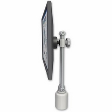 ICW EV710-DV3-QG Ergovision 710 LCD Desk Mount with a 3" Riser, Quartz Gray