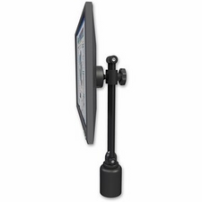 ICW EV710-DV3-WB Ergovision 710 LCD Desk Mount with a 3" Riser, Writable Black