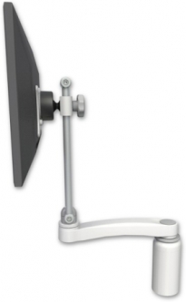 ICW EV710-DV5-A1-MW ErgoVision 710 LCD Desk Mount with a 5" Riser and an 11" arm, Medical White
