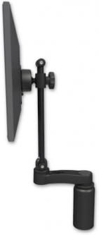 ICW EV710-DV5-AS1-WB ErgoVision 710 LCD Desk Mount with a 5" Riser and an 6" arm, Writable Black