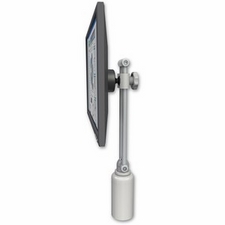 ICW EV710-DV5-QG Ergovision 710 LCD Desk Mount with a 5" Riser, Quartz Gray