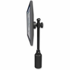 ICW EV710-DV5-WB Ergovision 710 LCD Desk Mount with a 5" Riser, Writable Black