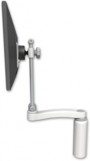 ICW EV710-DV75-A1-MW ErgoVision 710 LCD Desk Mount with a 7.5" Riser and an 11" arm, Medical White