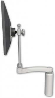 ICW EV710-DV75-A1-QG ErgoVision 710 LCD Desk Mount with a 7.5" Riser and an 11" arm, Quartz Gray
