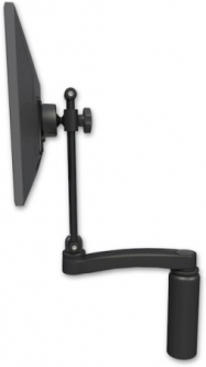 ICW EV710-DV75-A1-WB ErgoVision 710 LCD Desk Mount with a 7.5" Riser and an 11" arm, Writable Black