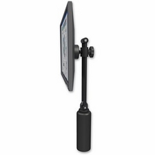 ICW EV710-DV75-WB Ergovision 710 LCD Desk Mount with a 7.5" Riser, Writable Black