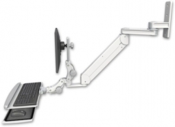 ICW T2E12P-WT2-KPP-MW Titan Elite Paralink LCD mount with a 12" T2 arm wall mount, Medical White