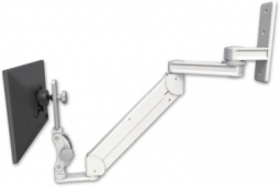 ICW T2E12P-WT2-MW Titan Elite Paralink LCD mount with a 12" T2 arm wall mount, Medical White