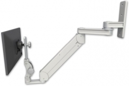 ICW T2E12P-WT2-QG Titan Elite Paralink LCD mount with a 12" T2 arm wall mount, Quartz Gray