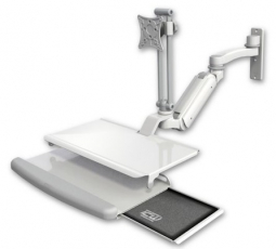 ICW UL180IHEV7-W3-KUS-A1 AccessMount Inverted Ultra 180 Heavy Duty Arm with EV710 Monitor Mount