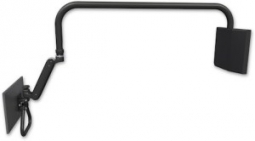 ICW UL182I-OHAP Inverted Ultra 182 Arm, Overhead arm mounted to a wall plate, Writable Black