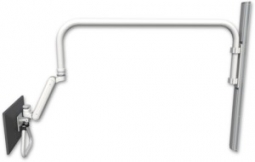 ICW UL182I-OHAT Inverted Ultra 182 Arm, Overhead arm mounted to a 50" wall track, Medical White