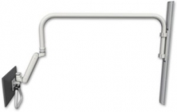 ICW UL182I-OHAT Inverted Ultra 182 Arm, Overhead arm mounted to a 50" wall track, Quartz Gray