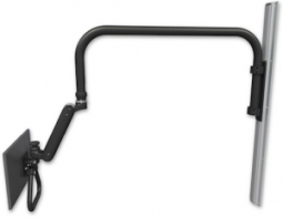 ICW UL182I-OHATS-WB Inverted Ultra 182 Arm on a Short Overhead arm, 50" wall track, Writable Black