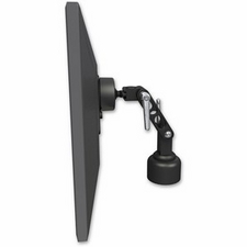 ICW UL500-D1-WB Ultra 500 LCD desk mount with a 1" riser, Writable Black