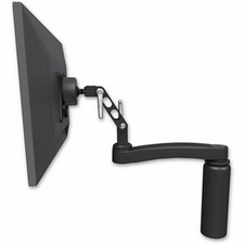 ICW UL500-D7-A1-WB Ultra 500 LCD desk mount with a 7.5" riser and an 11" arm, Writable Black