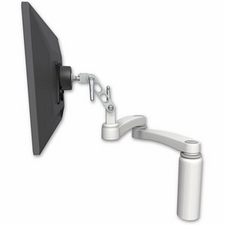 ICW UL500-D7-A2-MW Ultra 500 LCD desk mount with a 7.5" riser and a 20" double-arm, Medical White