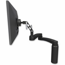 ICW UL500-D7-A2-WB Ultra 500 Monitor Desk Mount, 7.5" Riser, 20" Double-Arm, Writable Black