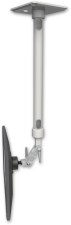 ICW UL500I-C8X24 Inverted Ultra 500 LCD ceiling mount with a 24" ext, Quartz Gray