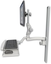 ICW UL550-T36-KUB-A1-QG Ultra 550 LCD Mount, 36" Wall Track, Quartz Gray