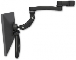ICW UL560I-P15-A1-WB Inverted Ultra 560 LCD mount for a 1.5" pole with an 11" arm, Writable Black